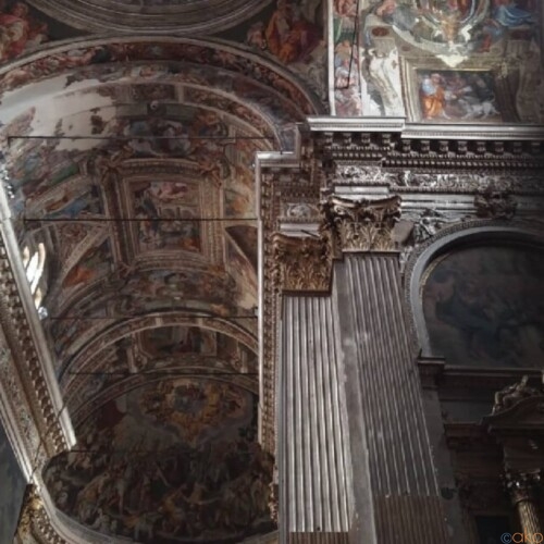 圧巻の館内装飾。クレモナ、サン・ピエトロ・アル・ポー教会｜イタリア観光ガイド